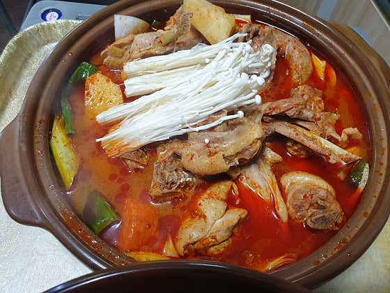 닭볶음탕 메뉴 사진(네이버)
