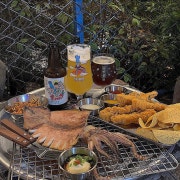 맥반석 반건조오징어 메뉴 사진(네이버)