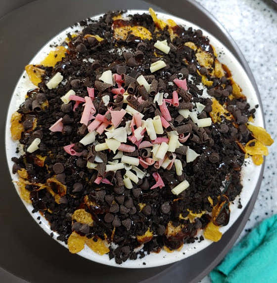 눈꽃초코빙수 메뉴 사진(네이버)