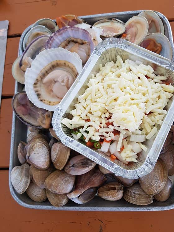 조개구이 대 메뉴 사진(네이버)