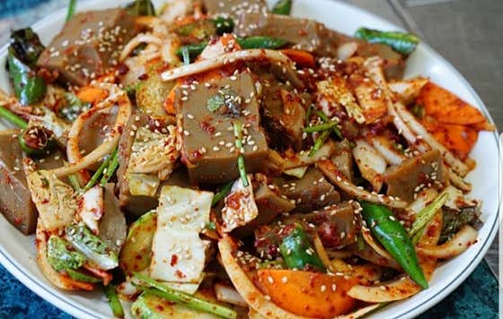 도토리묵 메뉴 사진(네이버)