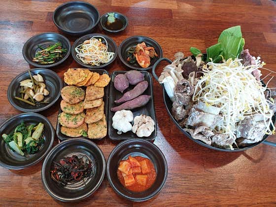 남해한우 물왕갈비 전골 메뉴 사진(네이버)