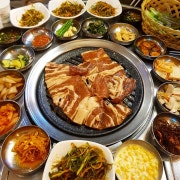 갈비 직화양념구이 메뉴 사진(네이버)