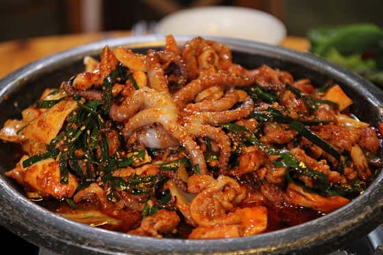 오리 주물럭 한마리(700g) 메뉴 사진(네이버)