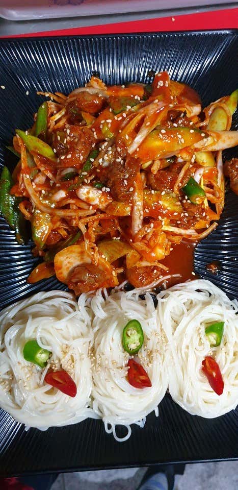 골뱅이소면 메뉴 사진(네이버)