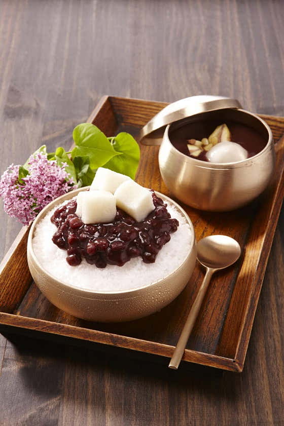 소적두 팥빙수(소) 메뉴 사진(네이버)