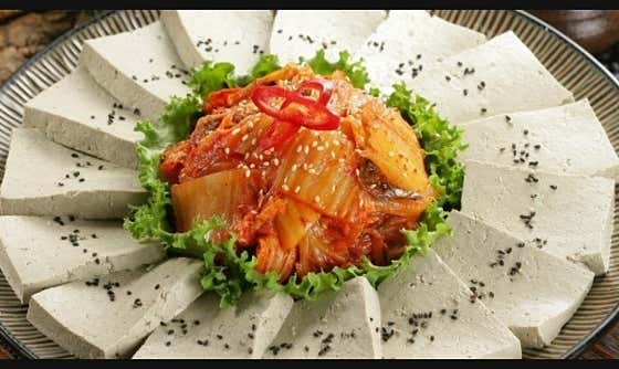 두부김치 메뉴 사진(네이버)