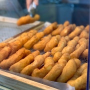 찹쌀꽈배기 3개 메뉴 사진(네이버)