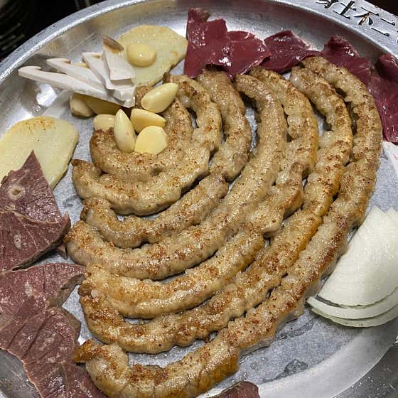 한우곱창구이 메뉴 사진(네이버)