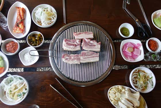 삼겹살(180g, 국내산) 메뉴 사진(네이버)