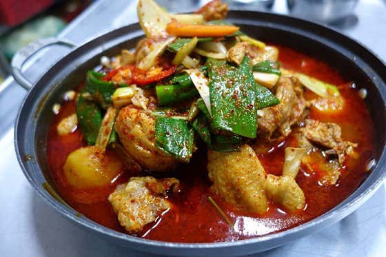 닭도리탕 메뉴 사진(네이버)