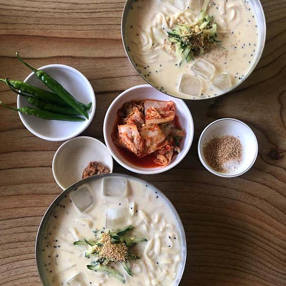 콩국수 메뉴 사진(네이버)