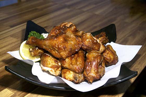바베큐로스트(매운,순한) 메뉴 사진(네이버)