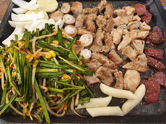 소모듬구이(중) 메뉴 사진(네이버)
