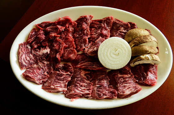 안창 살치 메뉴 사진(네이버)