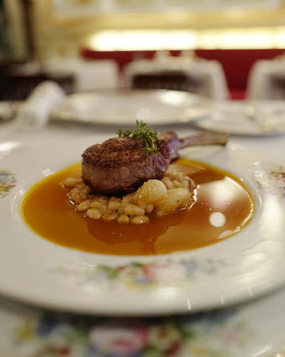Plated dish at Bistrot de Yountville