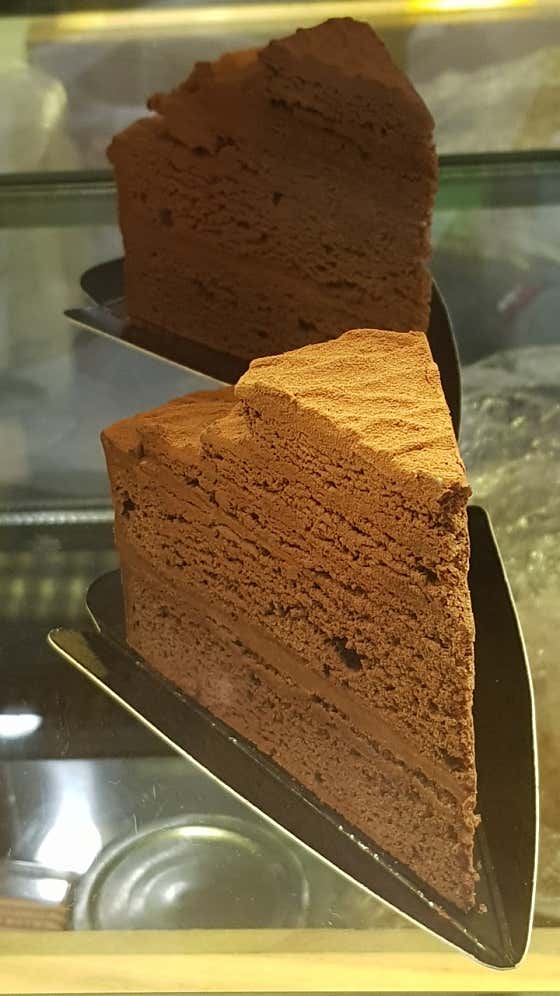 쇼콜라케잌 메뉴 사진(네이버)