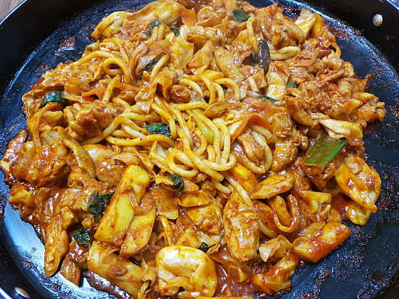 닭갈비 메뉴 사진(네이버)