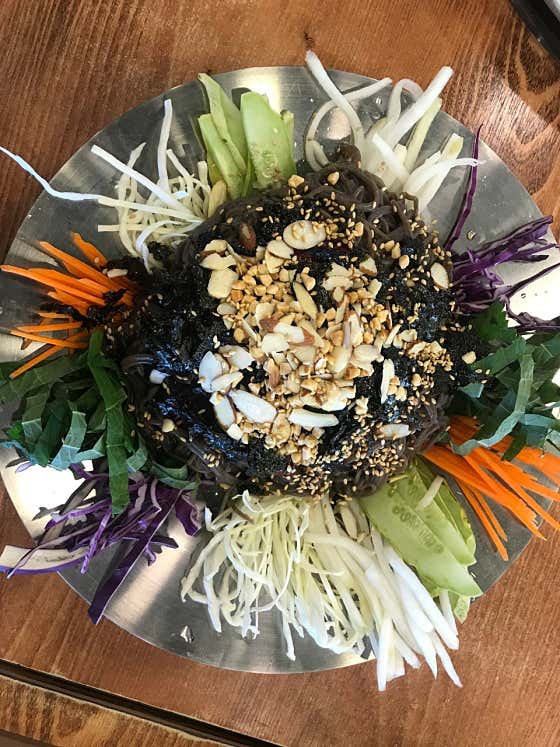 쟁반막국수 메뉴 사진(네이버)