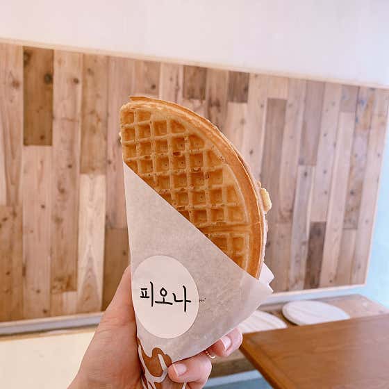 오리지널와플 메뉴 사진(네이버)