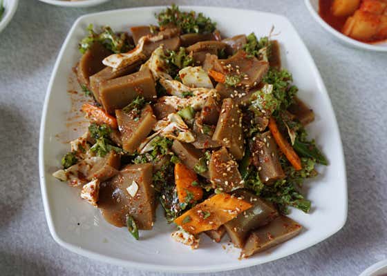 도토리묵 메뉴 사진(네이버)
