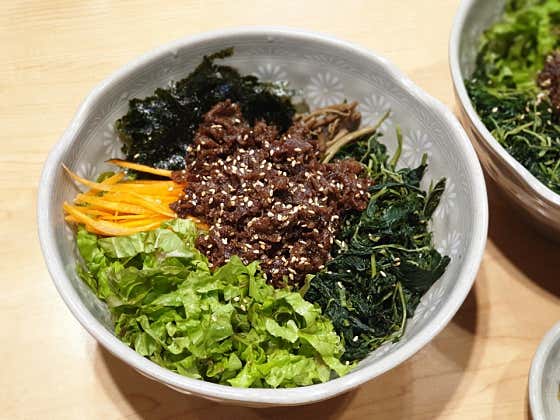 직화 불고기비빔밥 메뉴 사진(네이버)