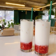 리얼딸기우유 메뉴 사진(네이버)