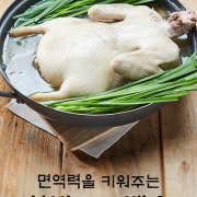 한방 오리백숙 메뉴 사진(네이버)