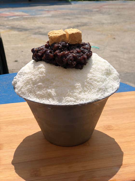 밀크빙수 메뉴 사진(네이버)