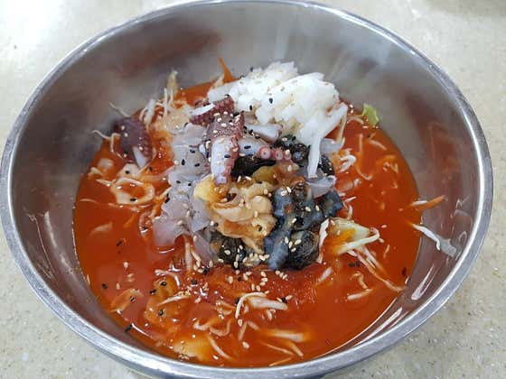 물회 메뉴 사진(네이버)