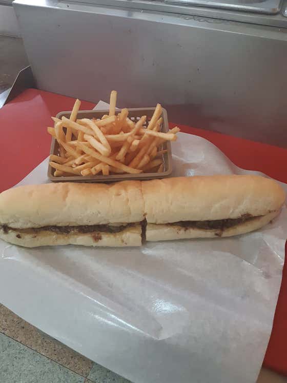 Cheese steak 14" 메뉴 사진(네이버)