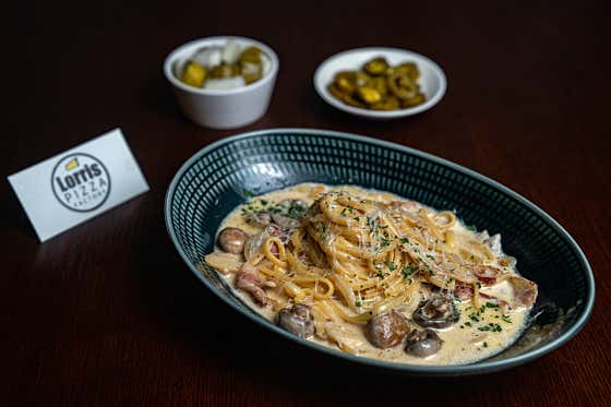 [PASTA] 베이컨 머쉬룸 크림 메뉴 사진(네이버)