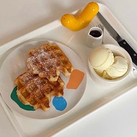 베이직 크로플 메뉴 사진(네이버)