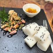 가래떡플레이팅 메뉴 사진(네이버)