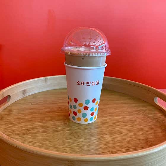소이빈라떼 메뉴 사진(네이버)