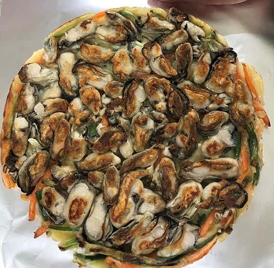 굴파전 메뉴 사진(네이버)