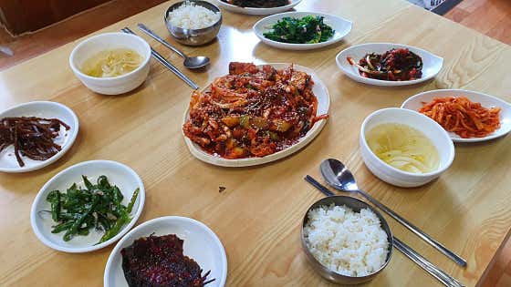 낙지볶음(2인, 밥 별도) 메뉴 사진(네이버)