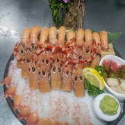 딱새우회+딱새우찜 메뉴 사진(네이버)