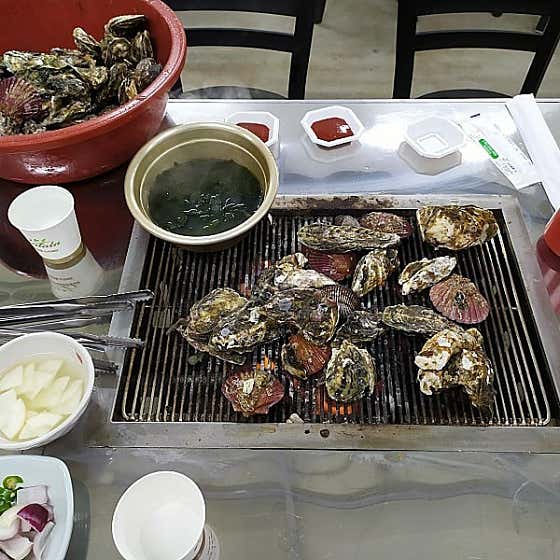 굴구이 메뉴 사진(네이버)