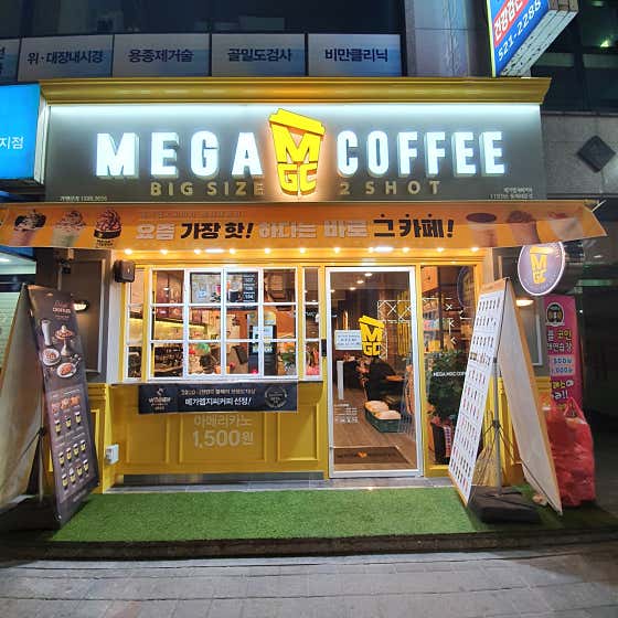 메가MGC커피 동해쇄운점