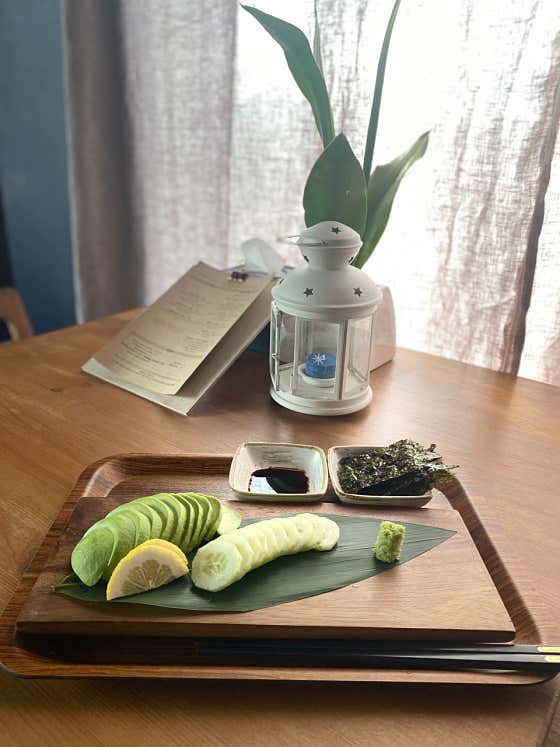 아보카도사시미 메뉴 사진(네이버)