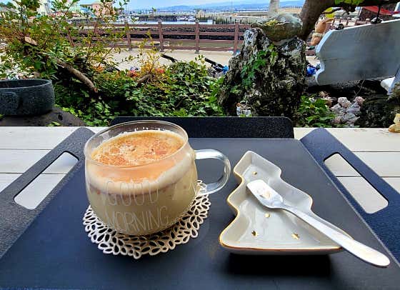 고구마라떼 메뉴 사진(네이버)