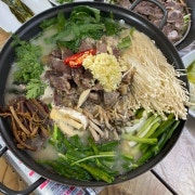 흑염소 전골 (2인분) 메뉴 사진(네이버)