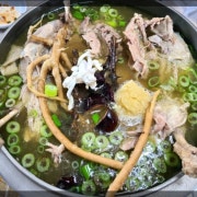 한방닭,오리백숙 메뉴 사진(네이버)