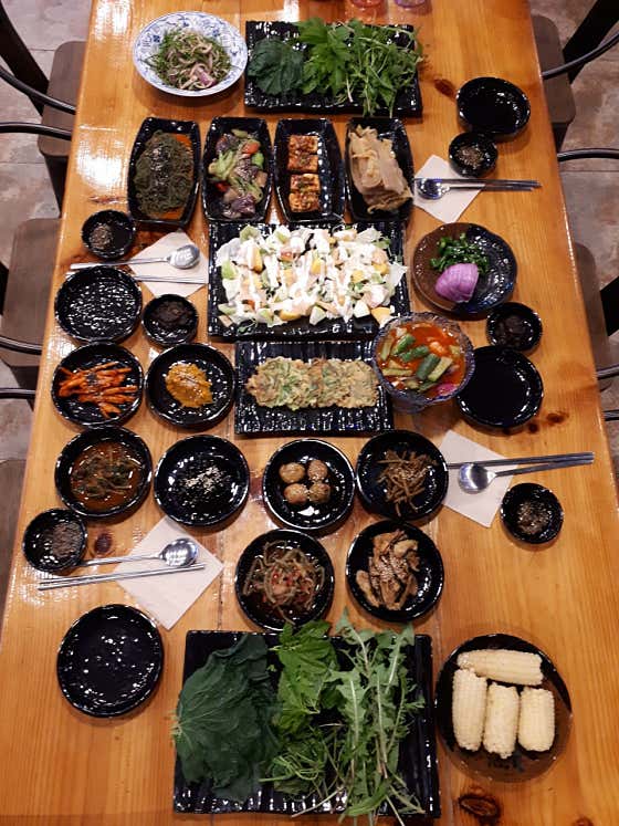 더덕구이정식 메뉴 사진(네이버)