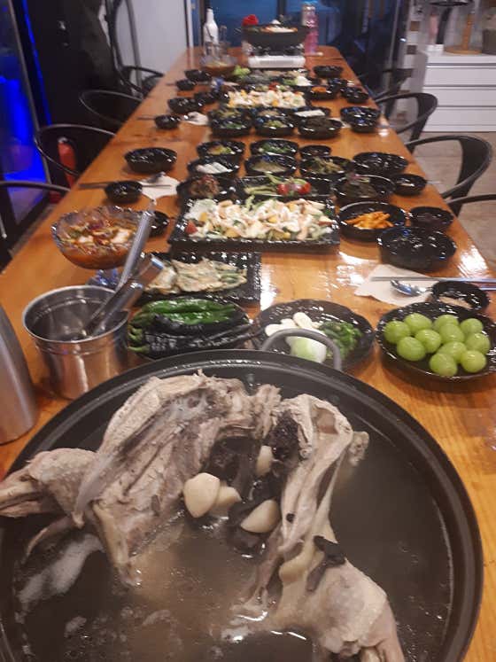 능이백숙 메뉴 사진(네이버)