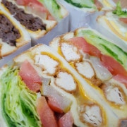 치킨텐더샌드위치 메뉴 사진(네이버)