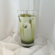 그린티라떼 메뉴 사진(네이버)