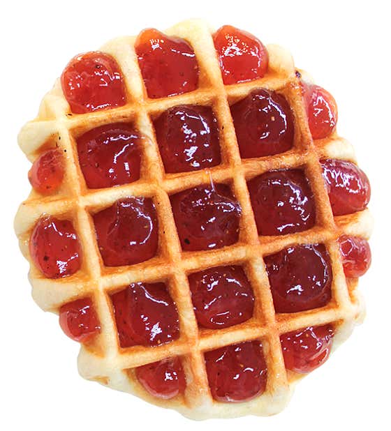 벨기에 리에쥬와플 메뉴 사진(네이버)