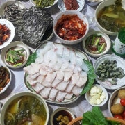 선어모듬 대 메뉴 사진(네이버)